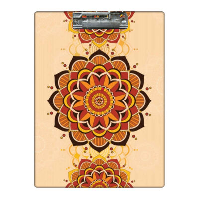 Wooden Clipboard with Traditional Print A4 Size