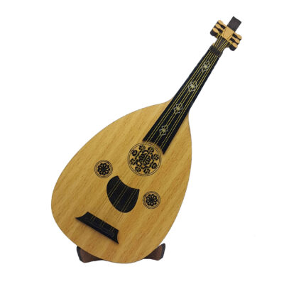Maquette Model Kit: Wooden Oud Replica for Collectors and Fans
