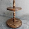 Wooden Serving Stand 2 Tiers for Snacks and Sweets
