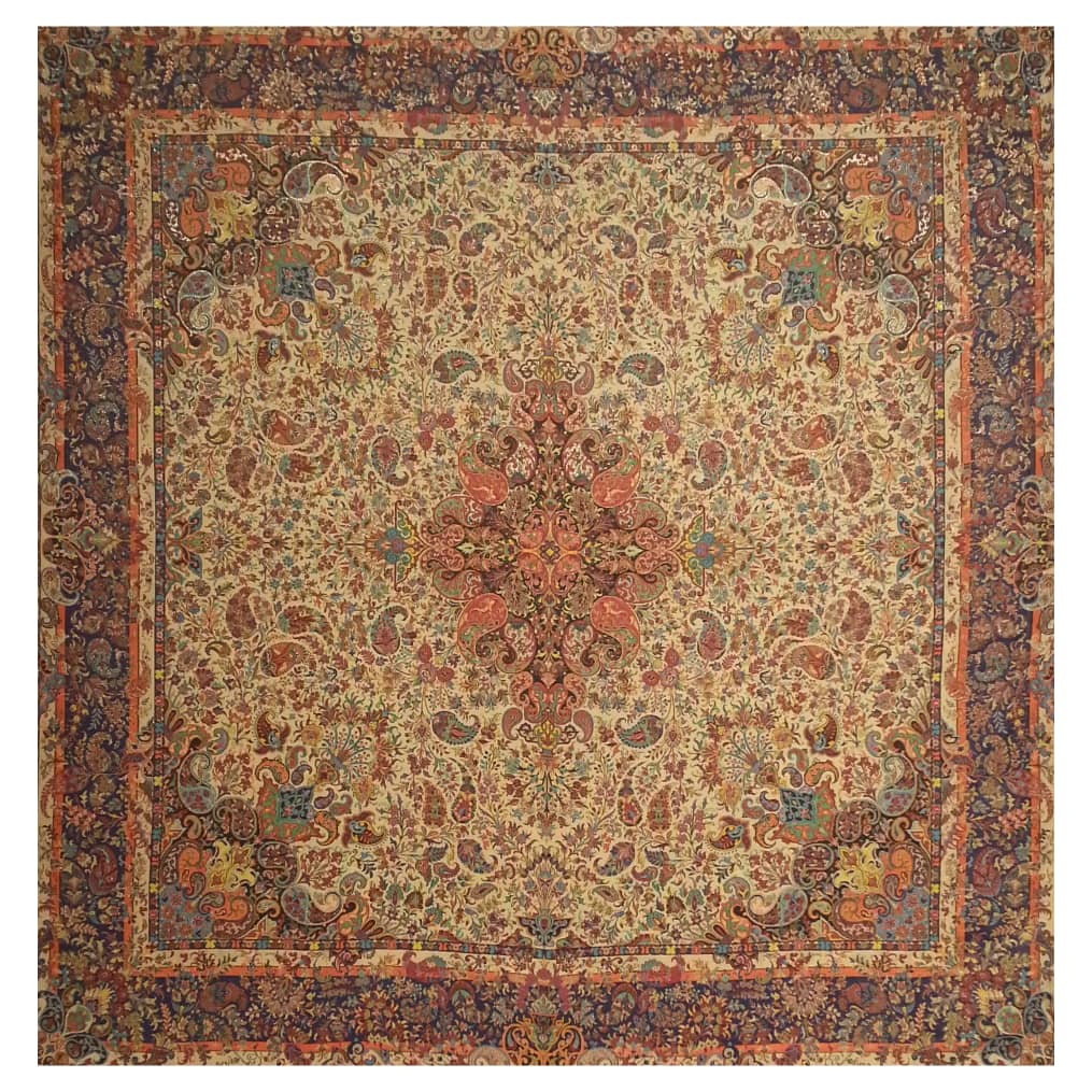 Yazd Termeh Tablecloth Luxurious with Floral Pattern Aseman