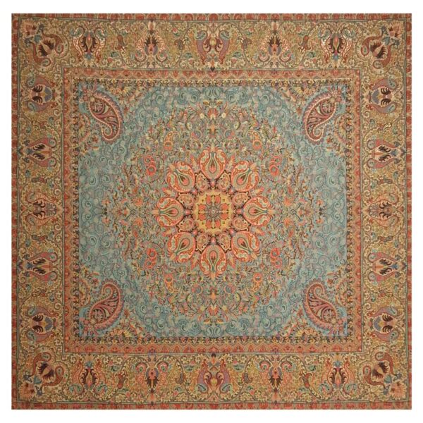 Yazd Termeh Tablecloth Luxurious with Persian Paisley Pattern Farvardin II