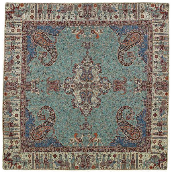 Yazd Termeh Tablecloth Luxurious with Persian Paisley Pattern Pars