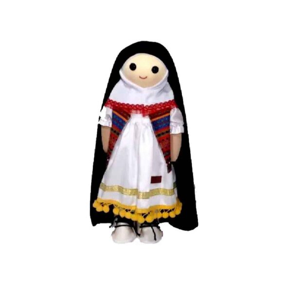 Handcrafted Muslim Hijab Rag Doll - Traditional Style for Islamic Events | Cultural Toy