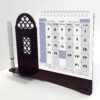 1403 Persian Desk Calendar Monthly with Pen Holder