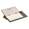 1403 Persian Desk Calendar with Notepad Gray & Brown