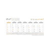 1403 Persian Desk Calendar with Notepad Red