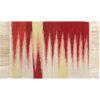 Artisanal Persian Wool Kilim Rug Handwoven Abstract Red