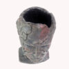 Decorative Concrete Sculpture Vase in Man's Head Design