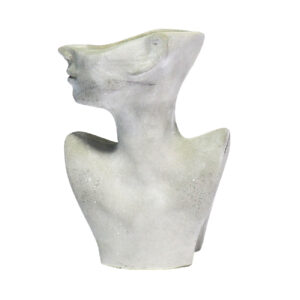 Decorative Concrete Sculpture Vase in Woman’s Body Shape