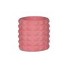Artistic Concrete Vase Handcrafted with Resin in Mesh Design