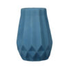 Artistic Concrete Vase with Resin Handcrafted Black