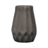 Artistic Concrete Vase with Resin Handcrafted Black