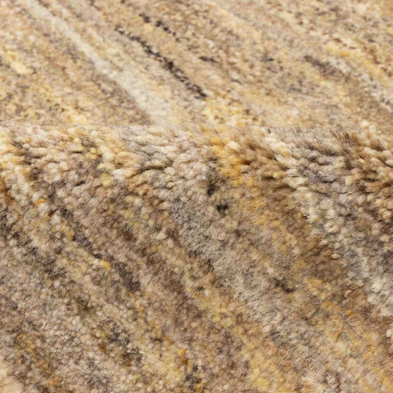 Authentic Genuine Persian Gabbeh Wool Rug Handwoven in Fars Cream