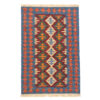Authentic Persian Wool Kilim Rug Handwoven in Firuzabad Qashqai