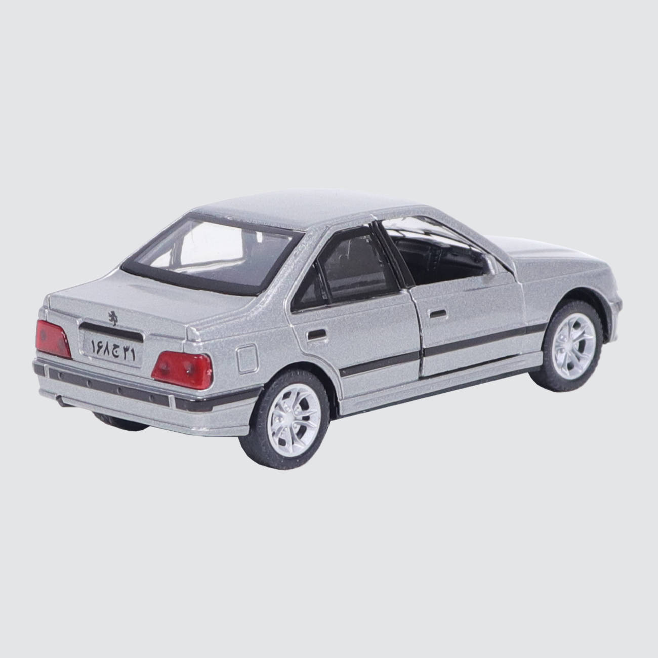 Peugeot Pars Toy Car Diecast with Headlights & Opening Doors