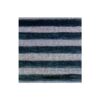 Persian Wool Kilim Rug Handwoven in Khorasan Striped Blue