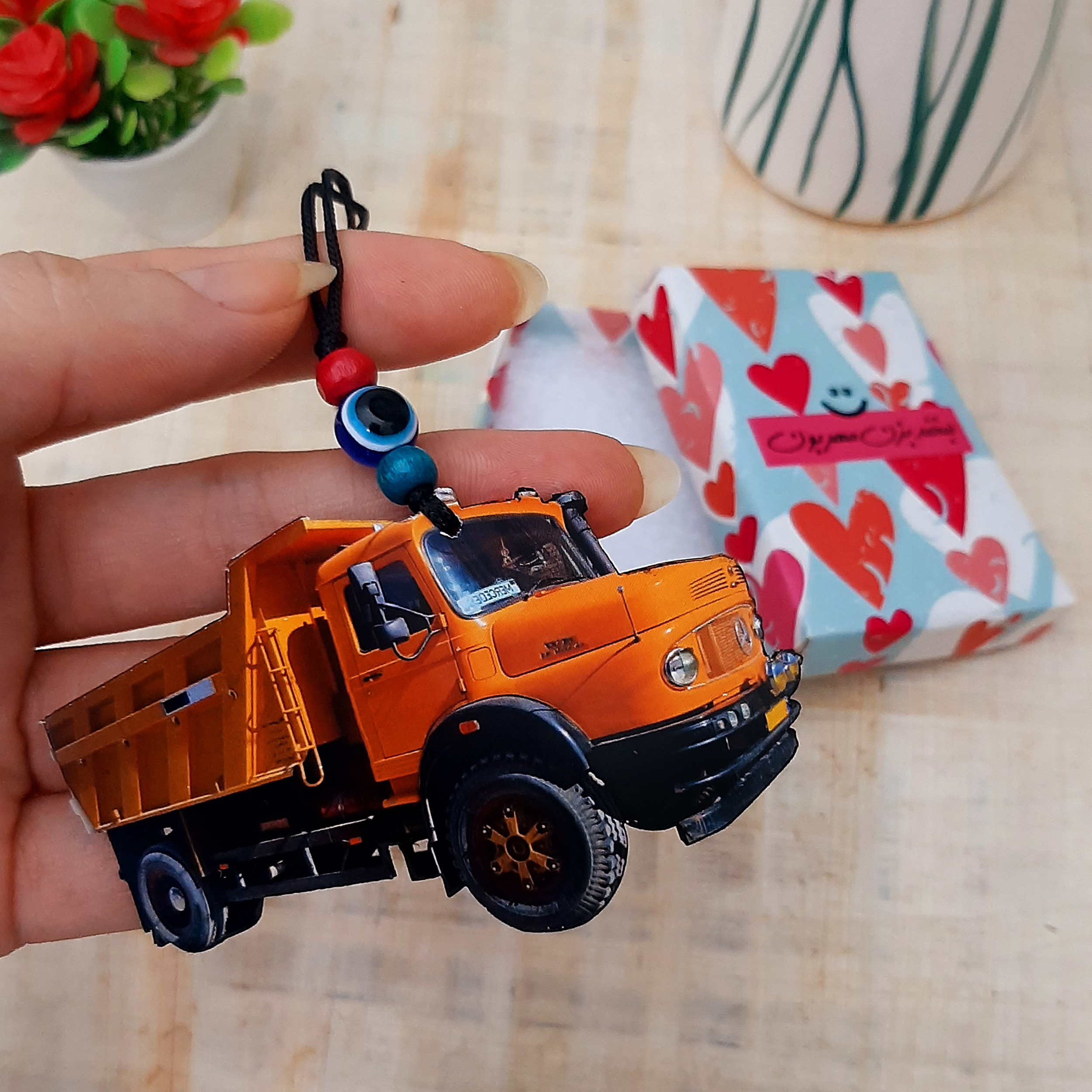 Rear View Mirror Ornament – Old Mercedes Truck Design