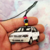 Rear View Mirror Ornament - Saipa Pride Car