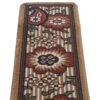Carpet Stair Tread Indoor – Persian Inspired Floral Design, Slip Resistant