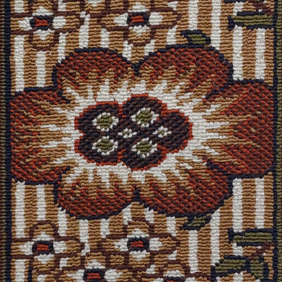 Carpet Stair Tread Indoor – Persian Inspired Floral Design, Slip Resistant