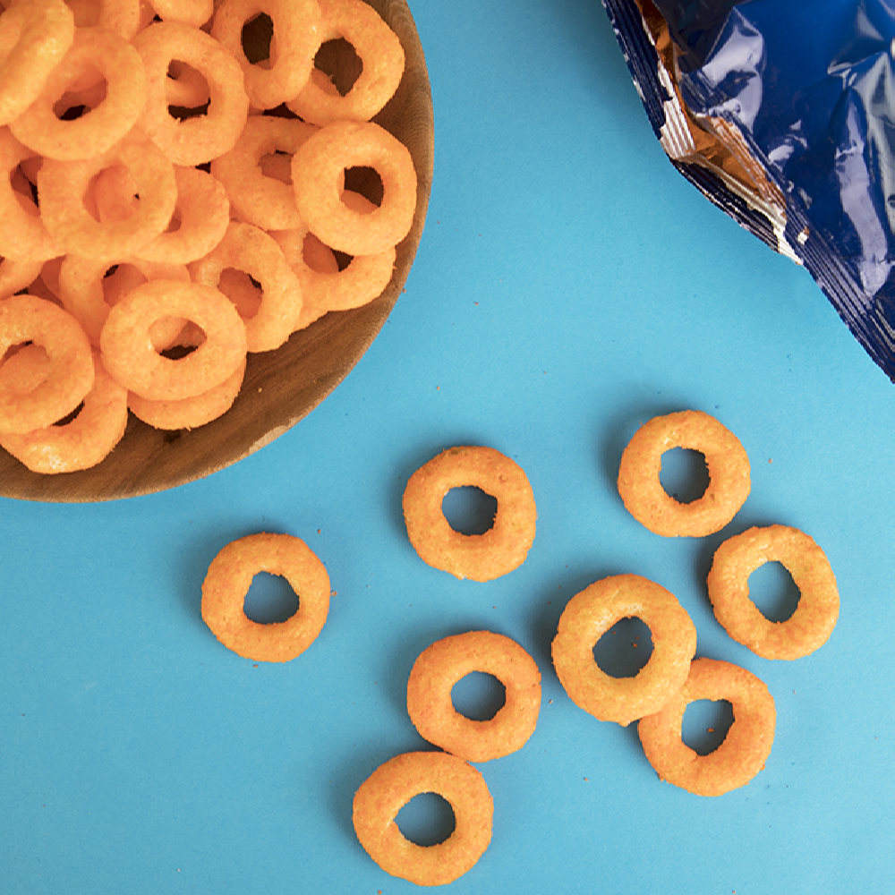 Cheetoz Hoops Iranian Pofak – Cheese Puffed Snack, 85 gr (15x)