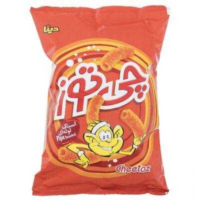Cheetoz Pipe Iranian Pofak – Cheese Puffs Snack, 90 gr (15x)