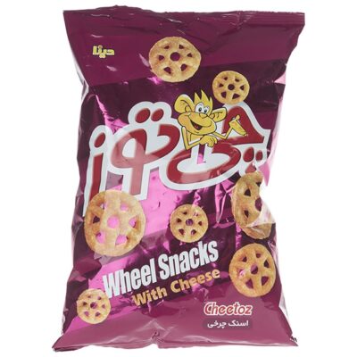 Cheetoz Wheel Iranian Pofak – Cheese Puffs Snack, 85 gr (15x)