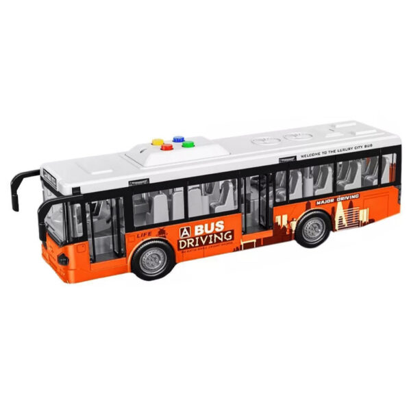 City Toy Bus Diecast with Music & Opening Doors