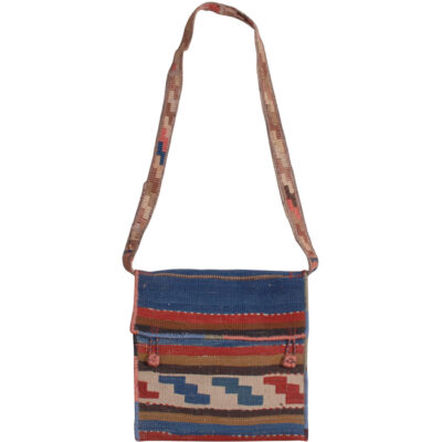 Handcrafted Kilim Crossbody Bag for Women with Traditional Patterns