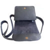 Crossbody Shoulder Bag with Leather - Kilim Design