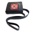 Crossbody Shoulder Bag with Leather - Kilim Design