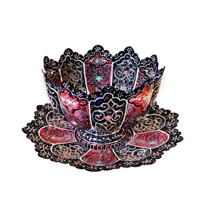 Brass Surma Dani Container for Keeping Kohl Shahzad (x2)