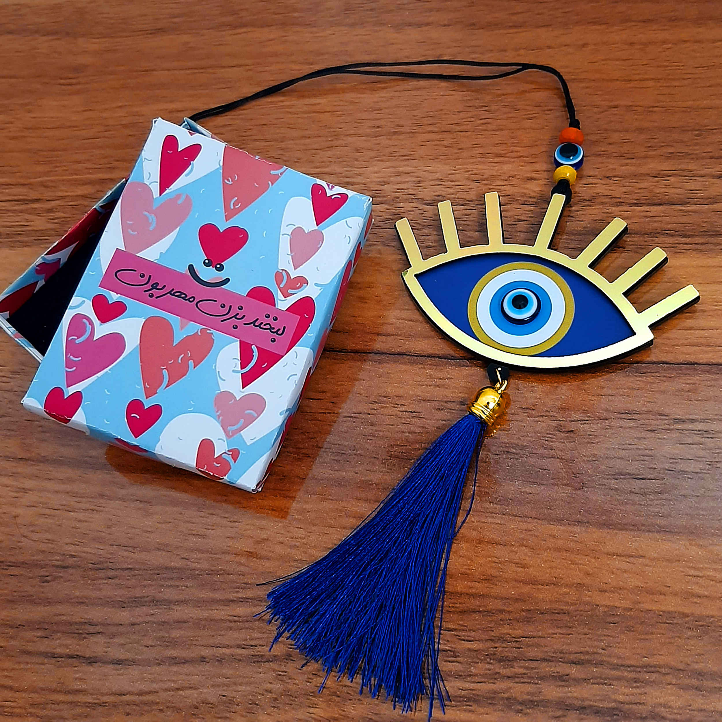 Evil Eye Car Rear-view Mirror Hanging Pendant