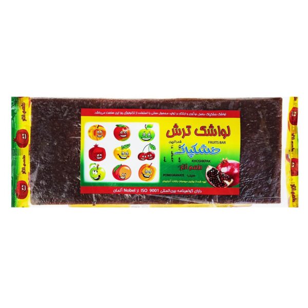 Persian Pomegranate Traditional Sour Fruit Leather – Goldis Roll, 350g (2x)