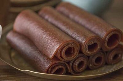 Persian Pomegranate Traditional Sour Fruit Leather – Goldis Roll, 350g (2x)
