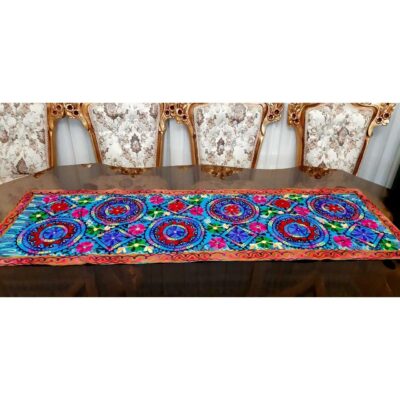 Hand Embroidered Table Runner Model Levi