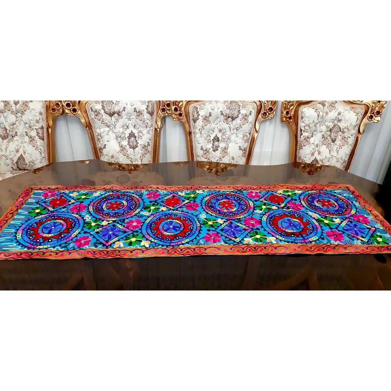 Hand Embroidered Table Runner Model Levi