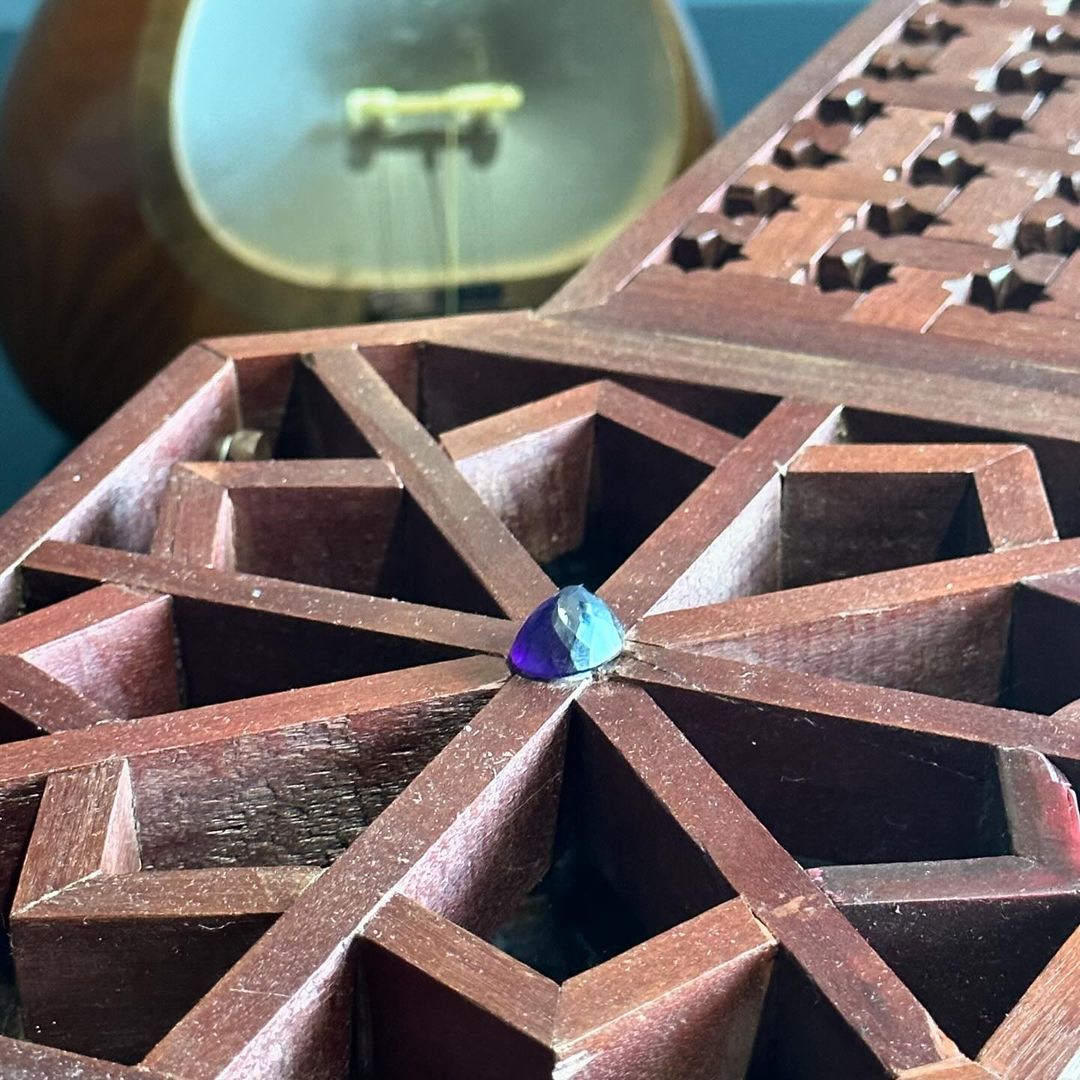 Hard Case for Persian Tar Instrument Handmade Wood & Natural Leather