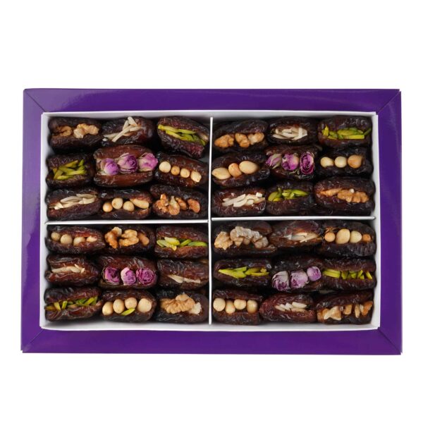 Premium Iranian Dried Dates - Piarom Variety Stuffed with Nuts, 1000 grams