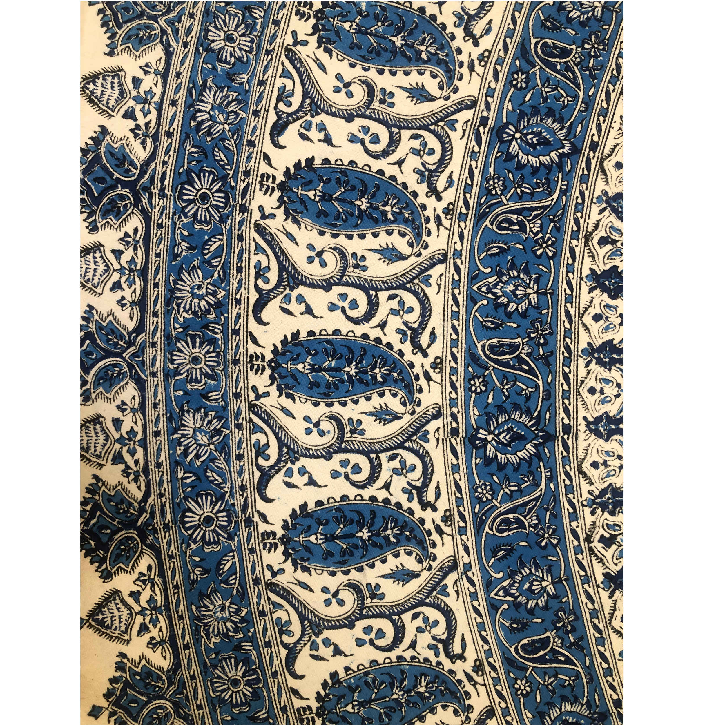 Iranian Tablecloth: Isfahan’s Traditional Kalamkari Block Print Ghajar