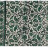 Iranian Tablecloth: Isfahan's Traditional Kalamkari Block Print Green