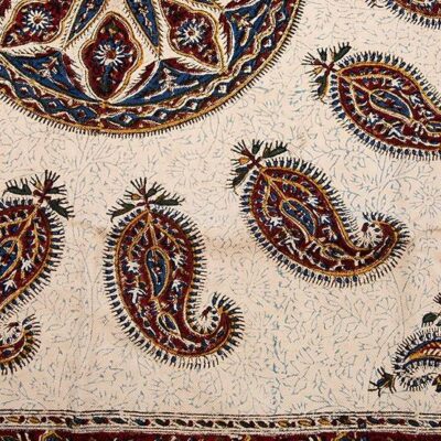 Iranian Tablecloth: Isfahan’s Traditional Kalamkari Block Print Rabin
