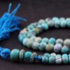Persian Neyshabur Turquoise Rosary: Prayer 101 Beads Handcrafted Tasbih