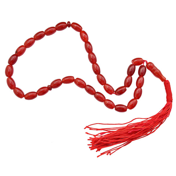Islamic Agate Rosary Crafted with 101 Prayer Beads Tasbih Heli