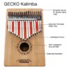 Gecko Kalimba 17-Key Thumb Piano Model K17Ba