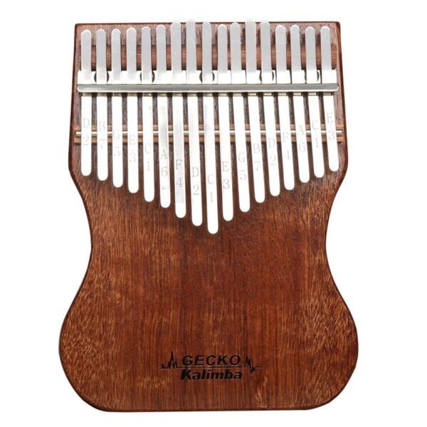 Gecko Kalimba 17-Key Thumb Piano Model K17map