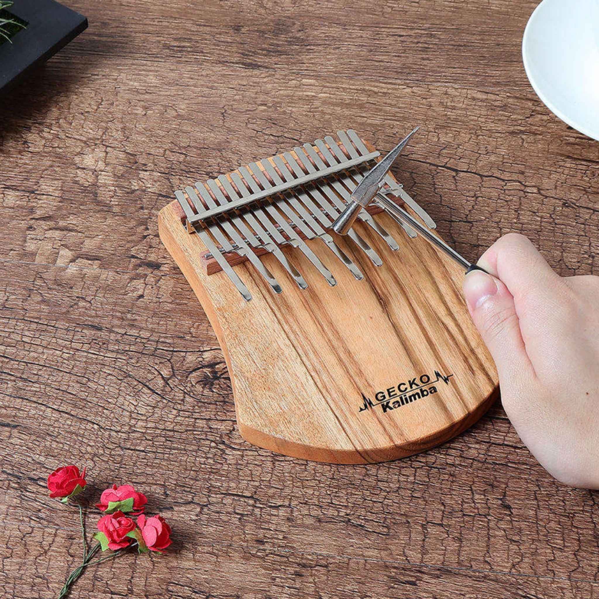 Gecko Kalimba 17-Key Thumb Piano Model Note 17