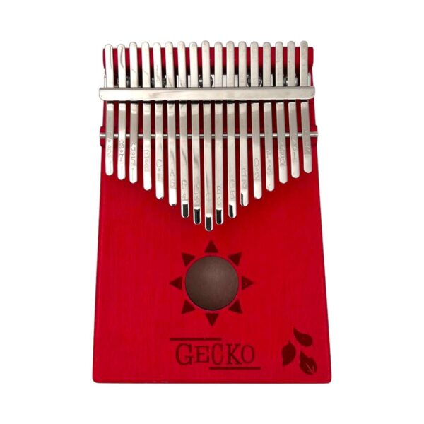 Gecko Kalimba 17-Key Thumb Piano Model Red