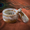 Marble Mortar & Pestle Set Handcrafted for Chefs & Home Cooks