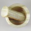 Marble Mortar & Pestle Set Handcrafted for Culinary Excellence